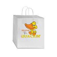 Relâchez The Quackin ' T-shirt Star Paper Bag - 13 X 7 X 13 | Artistshot