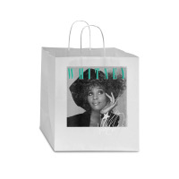 Womens Whitney Houston Shooting Star V Neck T Shirt Star Paper Bag - 13 X 7 X 13 | Artistshot