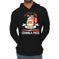 Guinea Pig T  Shirt Girl Who Loves Guinea Pigs Sushi Japan Rodent Fan Lightweight Hoodie | Artistshot