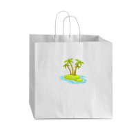 Mini Calm Island 1 Vogue Paper Bag - 16 X 6 X 12 | Artistshot