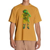 Astronaut Pop Art Yellow Urban Heavy T-shirt | Artistshot