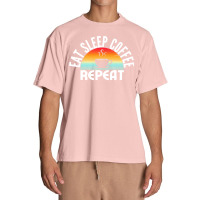 Eat Sleep Coffee Repeat T  Shirt Urban Heavy T-shirt | Artistshot