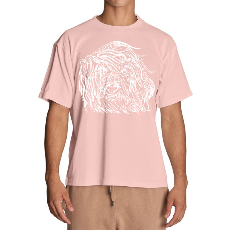 Tibetan Terrier T  Shirt Tibetan Terrier Line Art T  Shirt Urban Heavy T-shirt | Artistshot