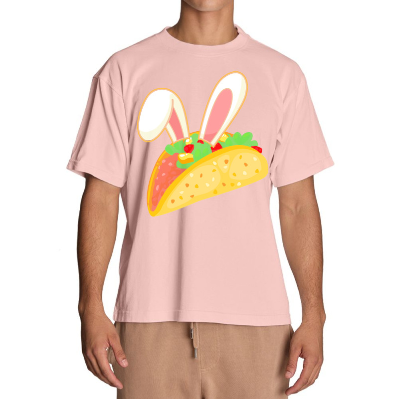 Easter Day T  Shirt Easter Taco Emoticon With Bunny Ears T  Shirt Urban Heavy T-shirt | Artistshot