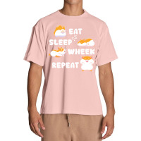 Guinea Pig T  Shirt Eat Sleep Wheek Guinea Pig Rodent Cavies Cavy Pet Urban Heavy T-shirt | Artistshot