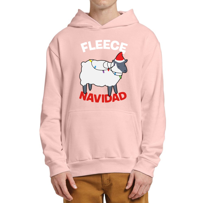 Fleece Navidad   Funny Christmas Sheep Urban Pullover Hoodie | Artistshot