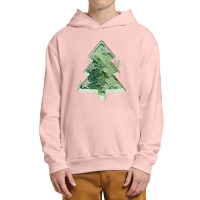 Green Snowflake Decoration Christmas Tree Urban Pullover Hoodie | Artistshot