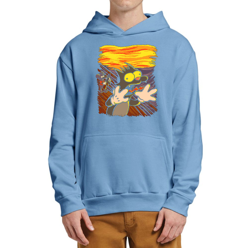 Scratchy's Scream Urban Pullover Hoodie by wingtond | Artistshot