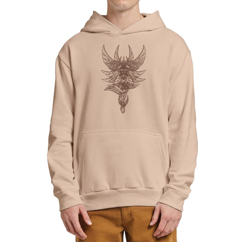 Geometric Angel Urban Pullover Hoodie | Artistshot