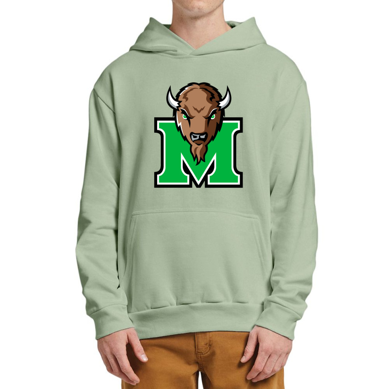 Marsh4ll Thundering Herd Urban Pullover Hoodie | Artistshot