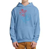 Popeye Outline Urban Pullover Hoodie | Artistshot