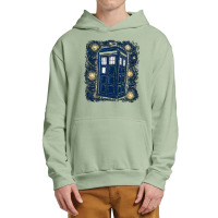 Starry Night Tardis Urban Pullover Hoodie | Artistshot