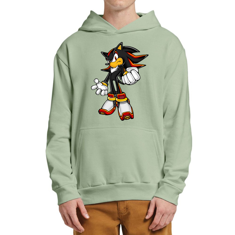 Classic Black Hedgehog Urban Pullover Hoodie | Artistshot