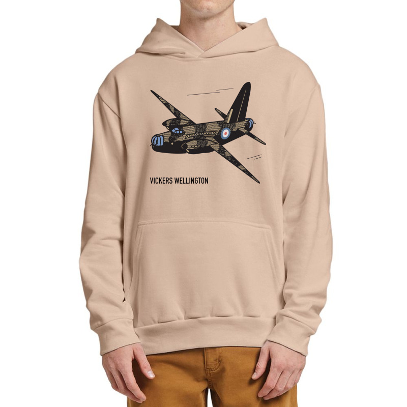 Wellington British Ww2 Bomber Plane Art Urban Pullover Hoodie | Artistshot