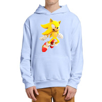 Yellow Hedgehog Jumps Aside Urban Pullover Hoodie | Artistshot