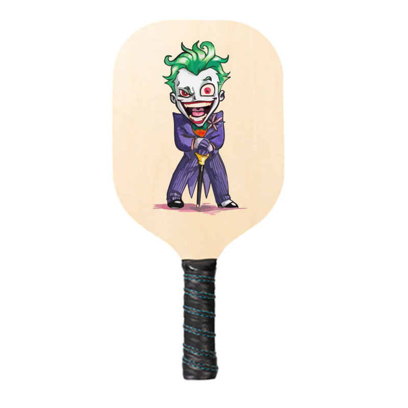 Joker (dc)  (low Poly Abstract) Fanart (zoomout Effect) Pickleball Paddle | Artistshot