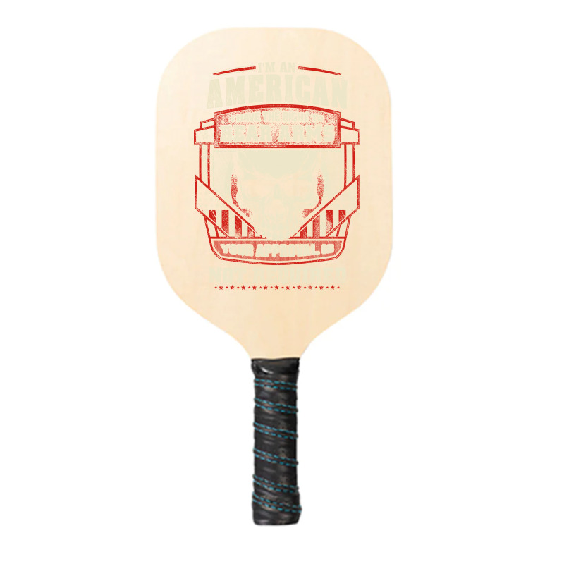 Gun Control I Am American I Have Right To Bear Arms Your Approval Pickleball Paddle | Artistshot