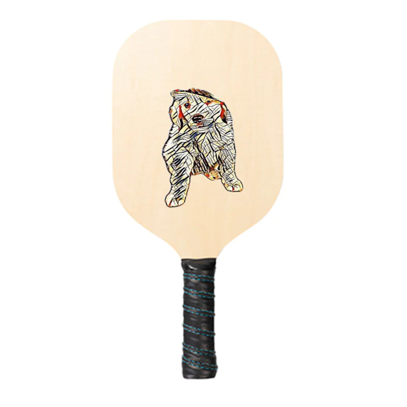 Golden Retriever Puppy Wearin Pickleball Paddle | Artistshot