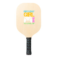 Birthday Girl Time To Level Up Funny Retro Video Gamer T-shirt Pickleball Paddle | Artistshot