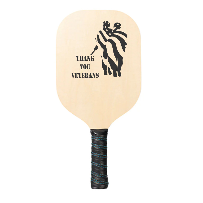 Thank You Veterans Funny Pickleball Paddle | Artistshot