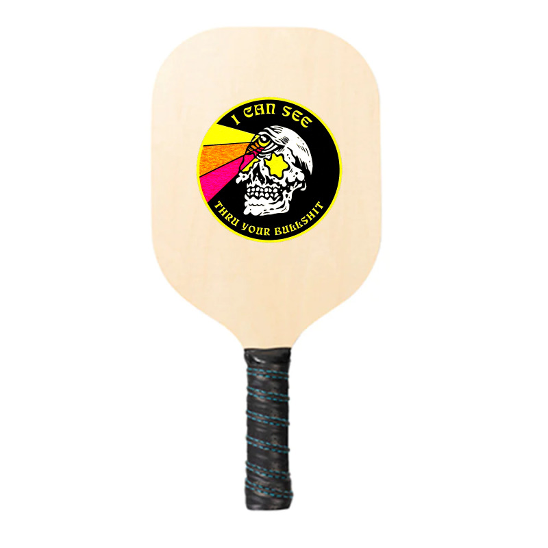 Skull Pop Art Pickleball Paddle by zig street | Artistshot