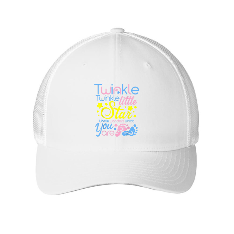 Twinkle.little.star Uncle Wonders What You Are Gender Reveal T Shirt Mesh Cap | Artistshot