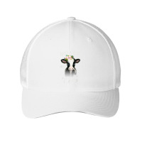 Funny Gift Watercolor Just A Girl Who Loves Cows Mesh Cap | Artistshot