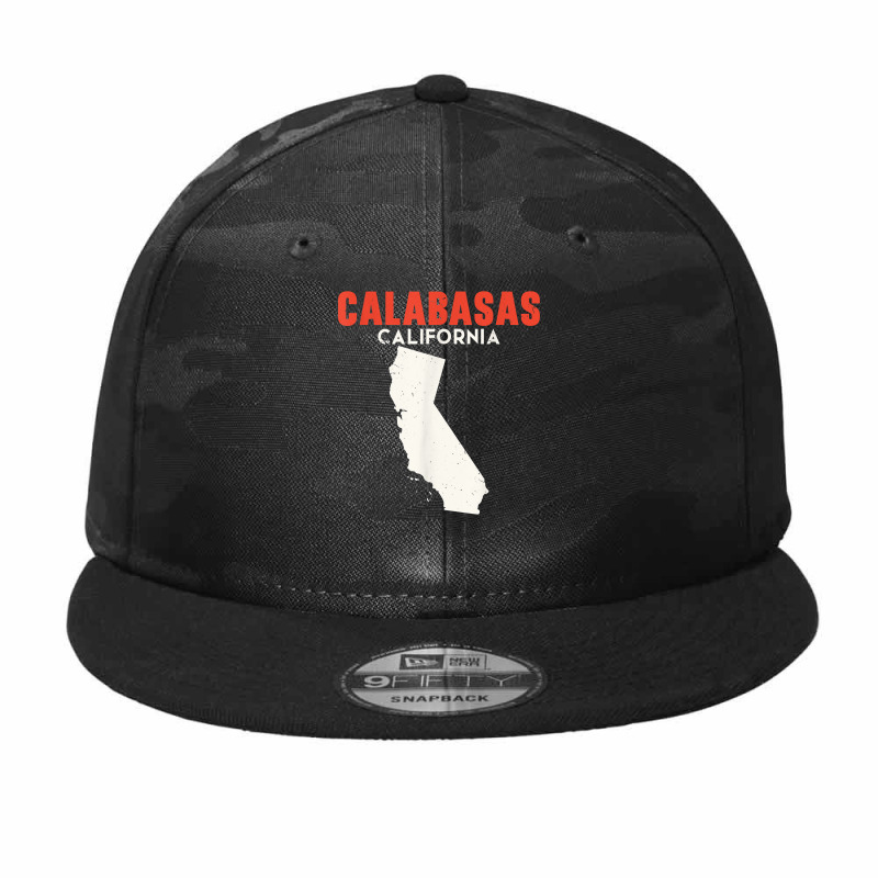 Calabasas California Usa State America Travel Californian T Shirt Camo Snapback by spizerrleppleq | Artistshot