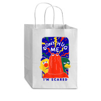 Don't Hug Me I'm Scareds Funny Saying Sarcasm T Shirt Cub Paper Bag - 8 X 4 1/2 X 10 1/4 | Artistshot