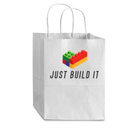 Just Build It Blocks Bricks Building Blocks Toy Cub Paper Bag - 8 X 4 1/2 X 10 1/4 | Artistshot