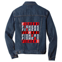 Fishing Funny Fisher Catch Fish Rod, American Flag Color Tank Top Men Denim Jacket | Artistshot