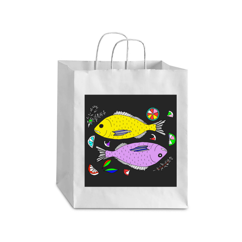 2fish Mix Colour Drowning Debie Paper Bag - 10 X 5 X 13 | Artistshot