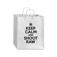 Keep Calm And Shoot Raw Debie Paper Bag - 10 X 5 X 13 | Artistshot