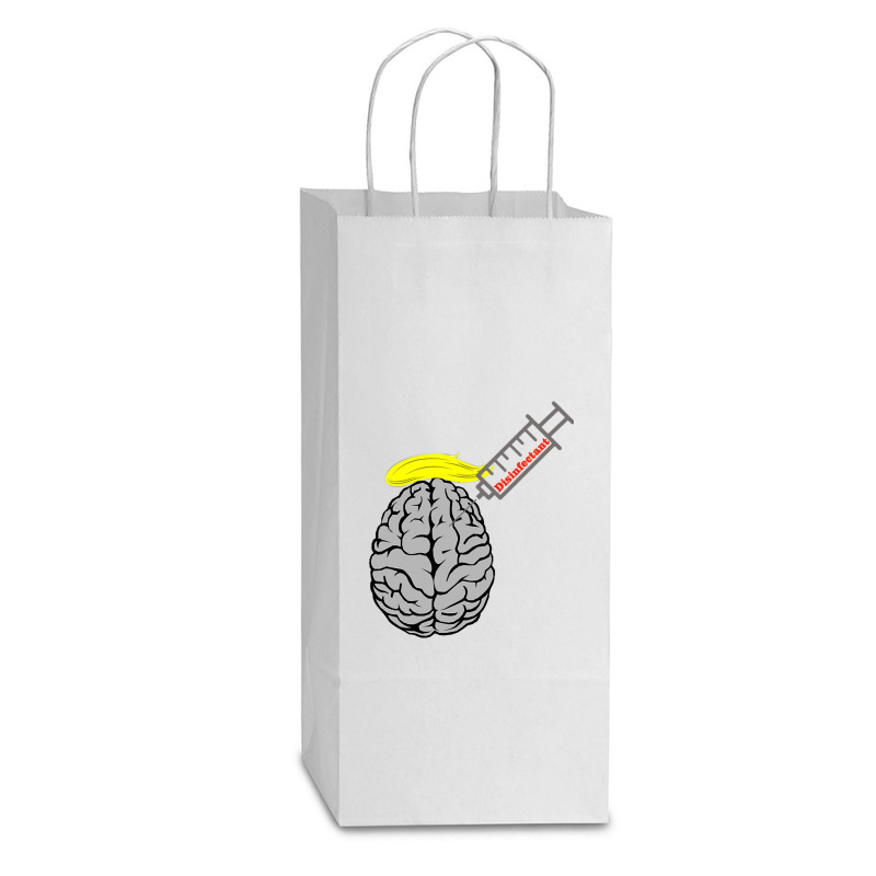 Inject Disinfectants Double Wine Paper Bag - 6 1/2 X 3 1/2 X 12 3/8 | Artistshot