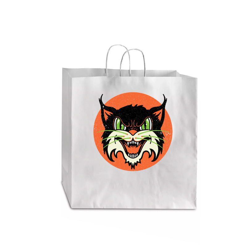 Wild Cat Rockabilly Retro Gift Jumbo Paper Bag - 18 X 7 X 18 3/4 | Artistshot