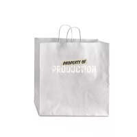 Property Of Production (filmtv) Jumbo Paper Bag - 18 X 7 X 18 3/4 | Artistshot