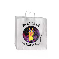 Fa La La La Llama Jumbo Paper Bag - 18 X 7 X 18 3/4 | Artistshot