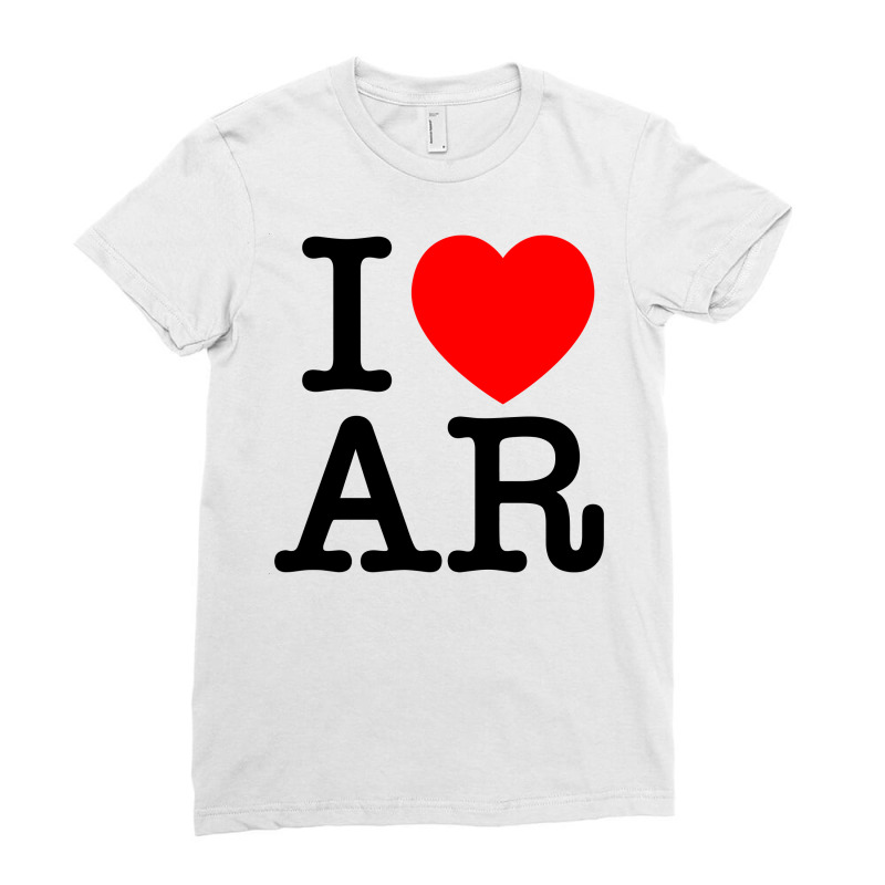 I Heart Ar (argentina) Ladies Fitted T-Shirt by syuharni | Artistshot