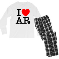 I Heart Ar (argentina) Men's Long Sleeve Pajama Set | Artistshot