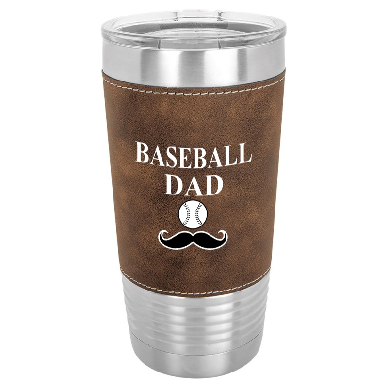 Baseball Dad T-shirt Leatherette Tumbler | Artistshot