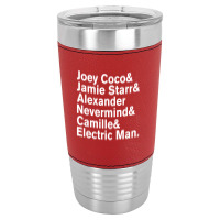 Prince Aliases Joey Coco & Jamie Starr Threads Leatherette Tumbler | Artistshot