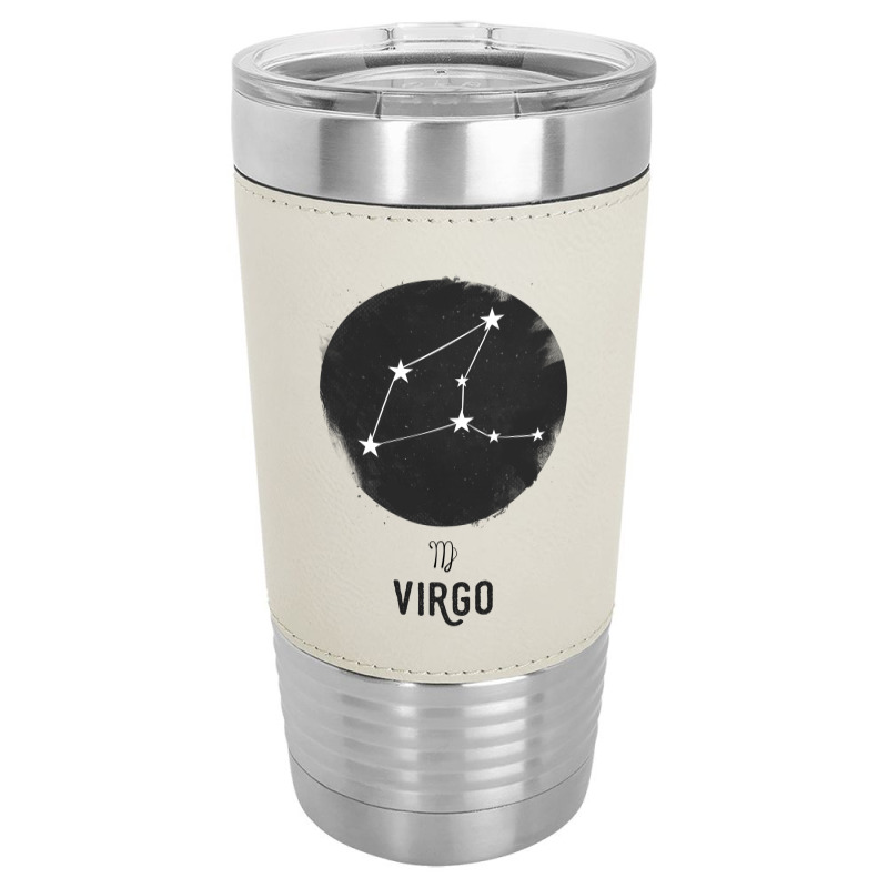 Minimal Virgo Zodiac Sign Leatherette Tumbler | Artistshot