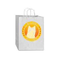 Alaskan Malamute Alaskan Malamute Dog Portrait Mart Paper Bag -13 X 7 X 17 | Artistshot