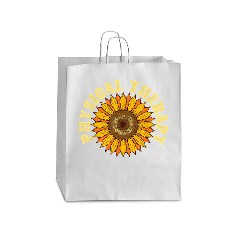 Yellow Flower Sunflower Hippie Pt Therapist Physical Therapy Queen Paper Bag - 16 X 6 X 19 1/4 | Artistshot