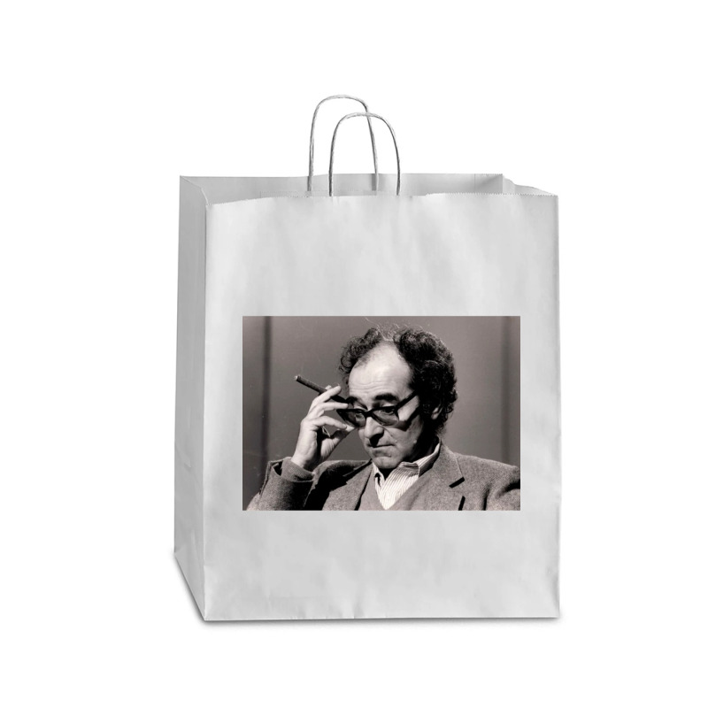 Jean-luc Godard French-swiss Film Director, Jean-luc Godard French Fil Queen Paper Bag - 16 X 6 X 19 1/4 | Artistshot