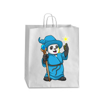 C:\users\dell\desktop\l2\chung 7\panda Types Panda As Wizard With Magi Queen Paper Bag - 16 X 6 X 19 1/4 | Artistshot