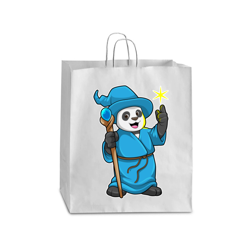 C:\users\dell\desktop\l2\chung 7\panda Types Panda As Wizard With Magi Queen Paper Bag - 16 X 6 X 19 1/4 | Artistshot