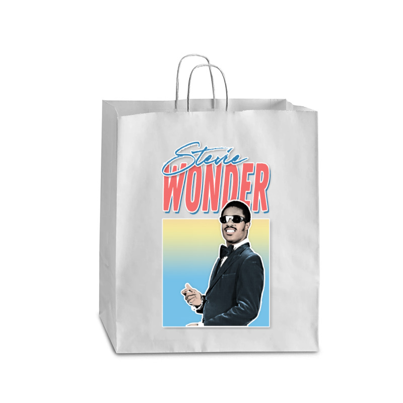 C:\users\dell\desktop\l2\chung 7\stevie Wonder Stevie Wonder _ Retro A Queen Paper Bag - 16 X 6 X 19 1/4 | Artistshot