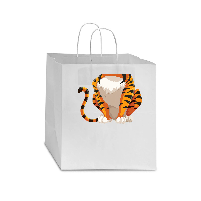 Headless Tiger Lazy Diy Halloween Costume Funny Animal Body T Shirt Star Paper Bag - 13 X 7 X 13 | Artistshot