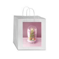 Christmas Bell Jar Star Paper Bag - 13 X 7 X 13 | Artistshot